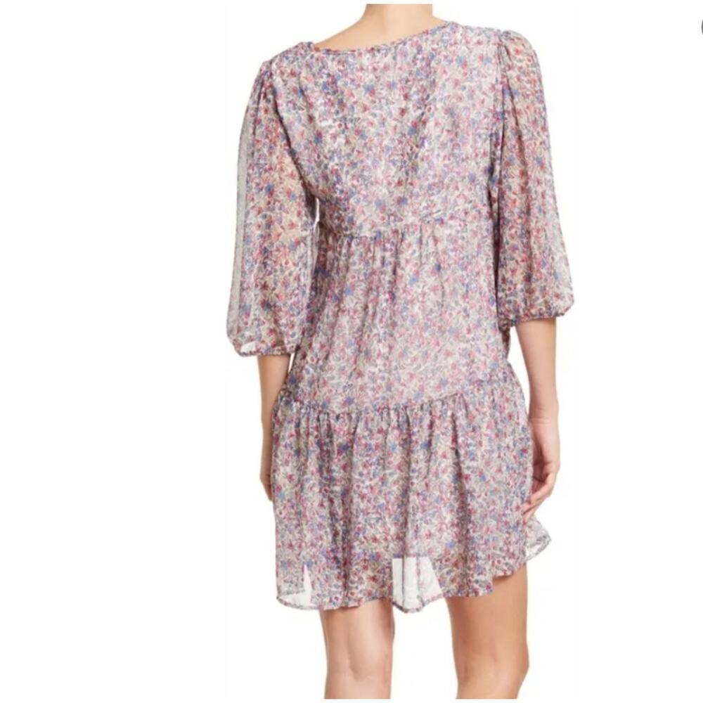 BB Dakota Steve Madden Ditsy Mini Babydoll Peasant Free Spirit Tiered L NWT - Picture 5 of 10